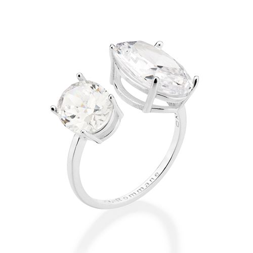 SILVER 925 DOUBLE WINTER WONDERLAND MAXI RING