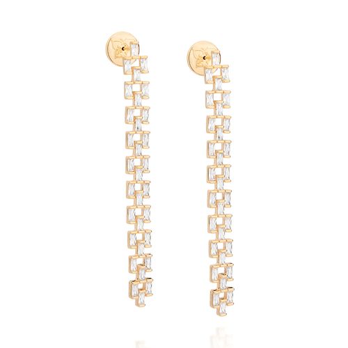 GOLD SHOW TIME EARRINGS