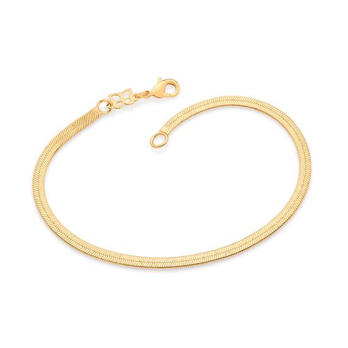 GOLD HERRINGBONE BRACELET