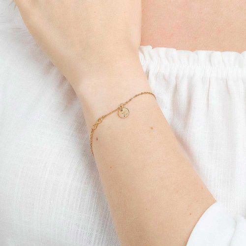 GOLD FOREVER BRACELET WITH LETTER-LETTER Z