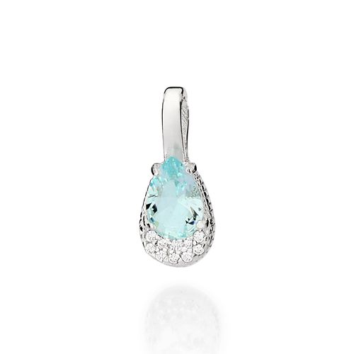 SILVER 925 MELTED SNOW PENDANT