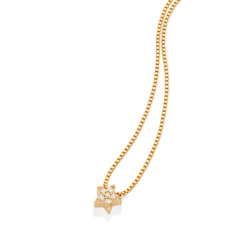 GOLD TINY STAR NECKLACE