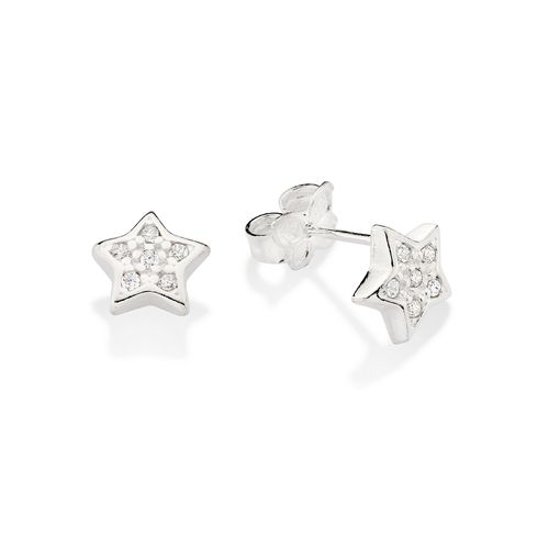 SILVER 925 STAR STUD EARRINGS