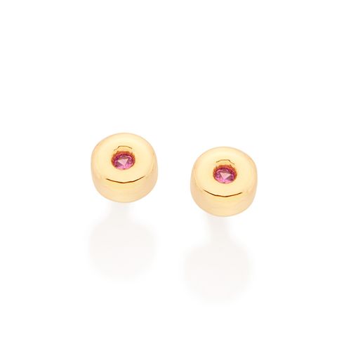 KID’S GOLD POINT OF LIGHT STUD EARRING