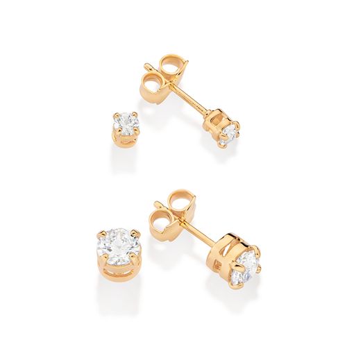 GOLD JOY EARRING KIT IN WHITE