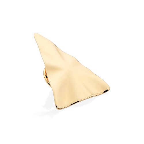 GOLD TIME CAPSULE BROOCH
