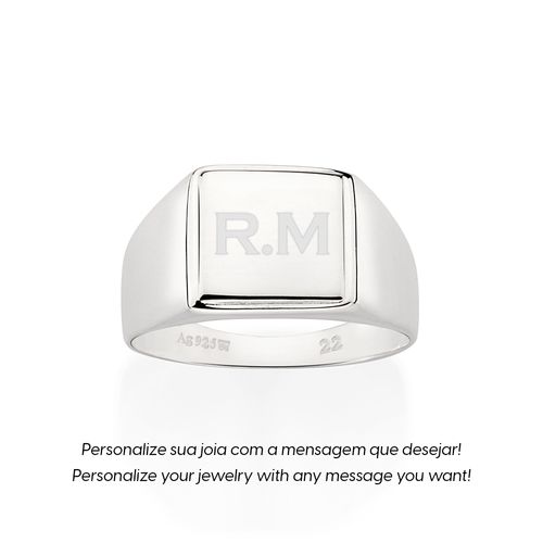 SILVER 925 SQUARE RING