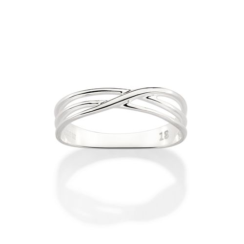 SILVER 925 TRIPLE BAND RING