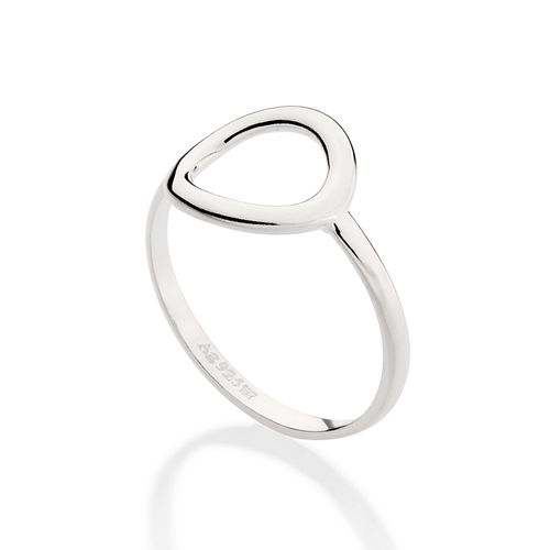 SILVER 925 HOLLOW CIRCLE RING