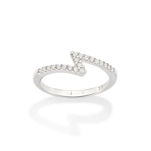 SILVER 925 LIGHTNING BOLT RING
