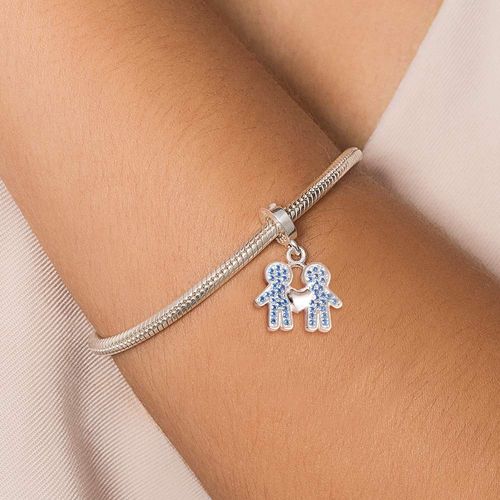 SILVER 925 TWO BOYS CHARM