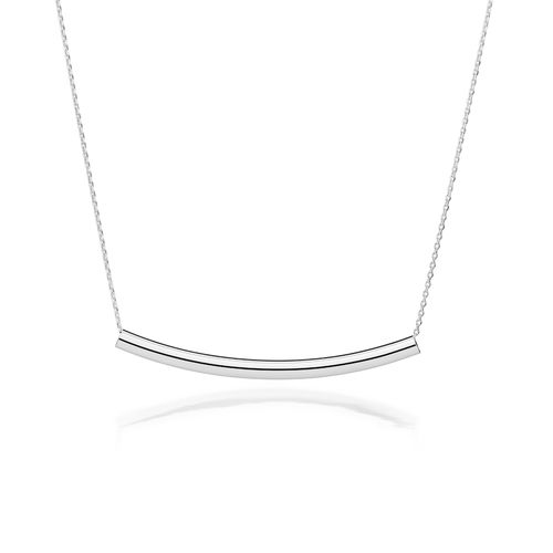 SILVER 925 TUBE NECKLACE