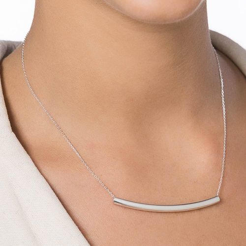 SILVER 925 TUBE NECKLACE