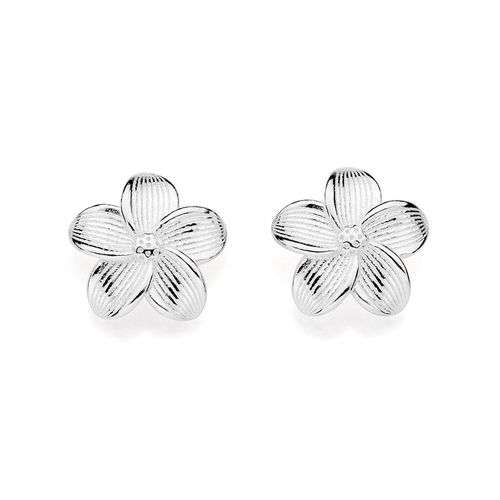 SILVER 925 FLOWER STUD EARRINGS