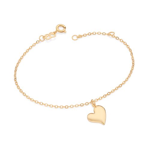 GOLD HEART BRACELET