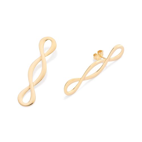 GOLD TIME WARP EARRINGS